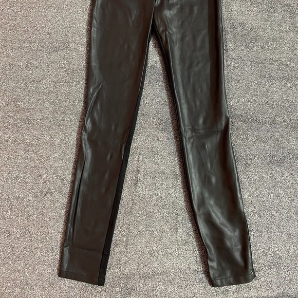 Black Leather pants, Small, Forever 21 - Picture 3 of 4